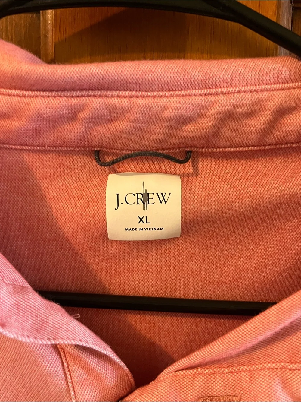 J. Crew Men's Short-Sleeve Polo in Dusty Rose